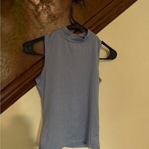 Sleeveless Blue Women's Top
